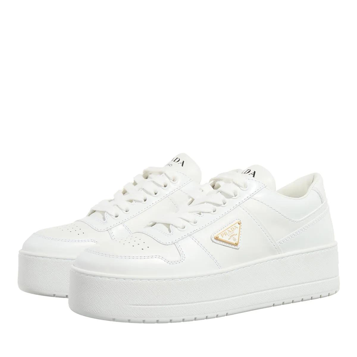 Prada Low-Top Sneaker - Downtown Bold Sneakers - Gr. 38 (EU) - in Weiß - für Damen von Prada