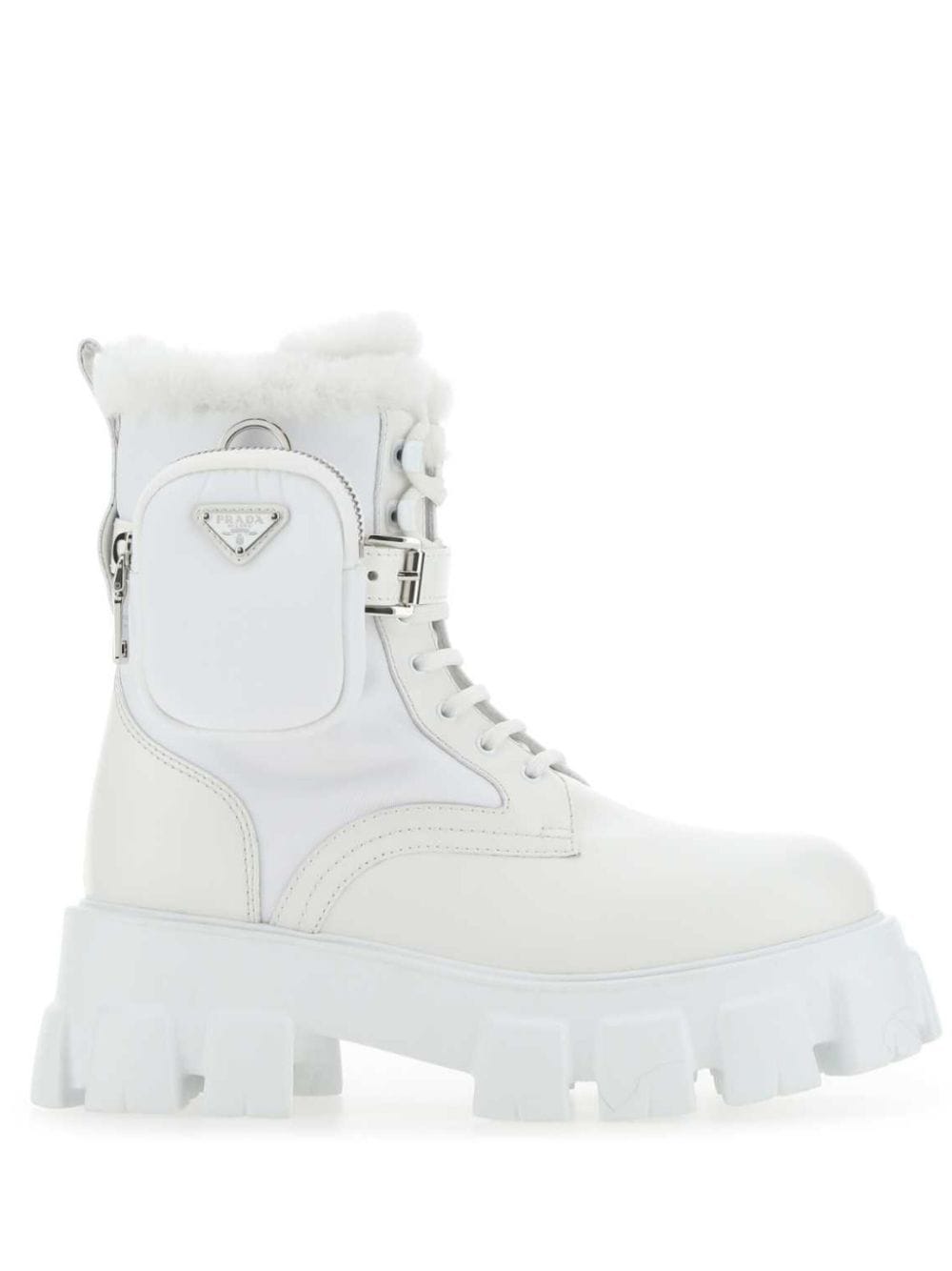 Prada Monolith boots - White von Prada