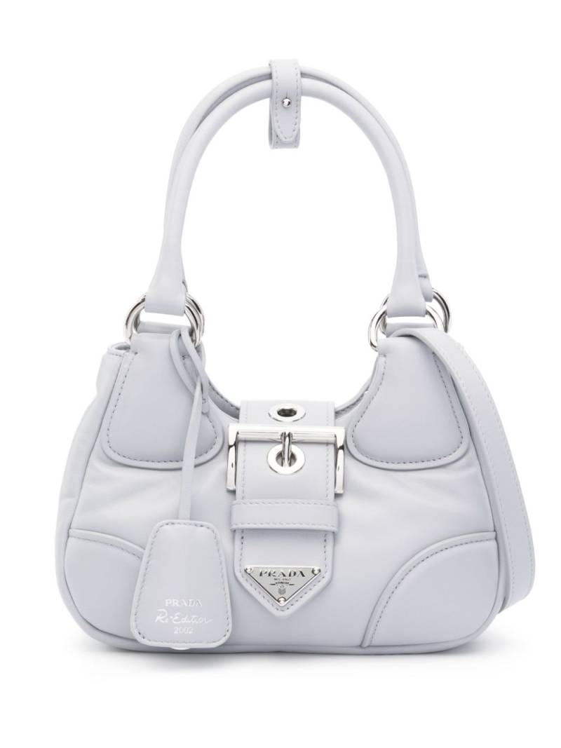 Prada Moon padded leather tote bag - Grey von Prada