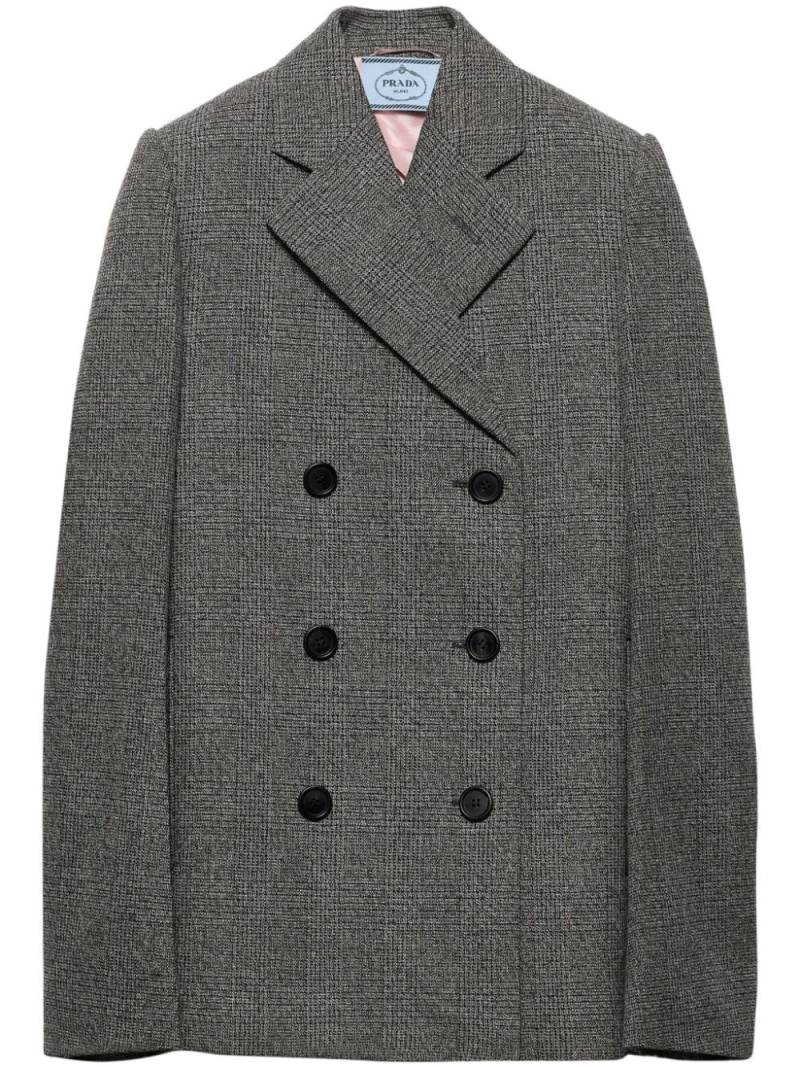 Prada Prince of Wales checked blazer - Grey von Prada