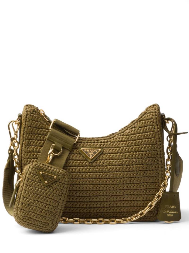 Prada Re-Edition 2005 crochet bag - Green von Prada