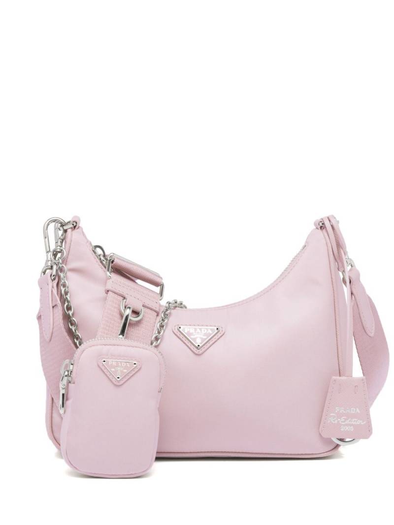 Prada Re-Edition 2005 Re-Nylon shoulder bag - Pink von Prada