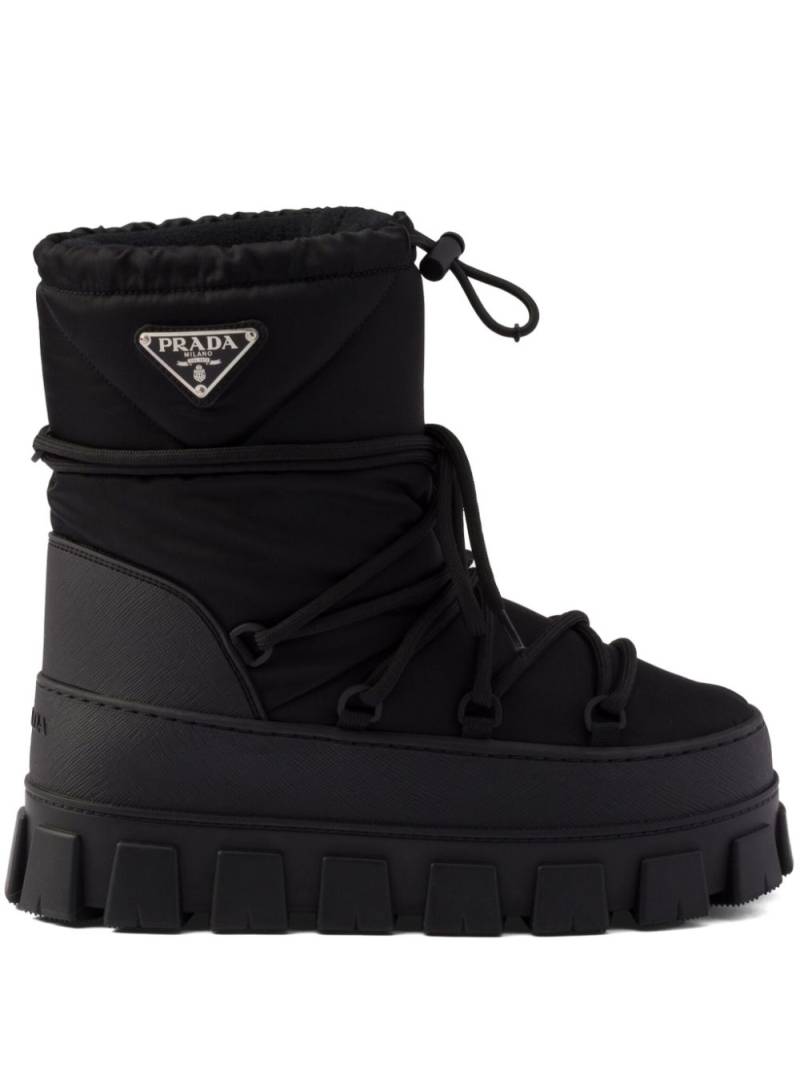 Prada Re-Nylon boots - Black von Prada