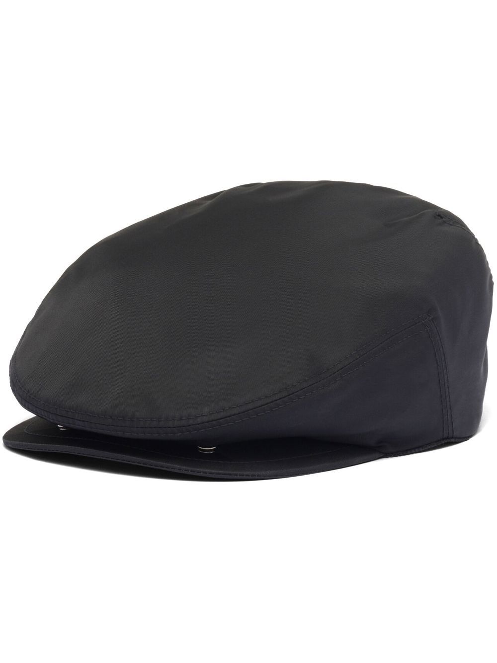 Prada Re-Nylon flat cap - Black von Prada