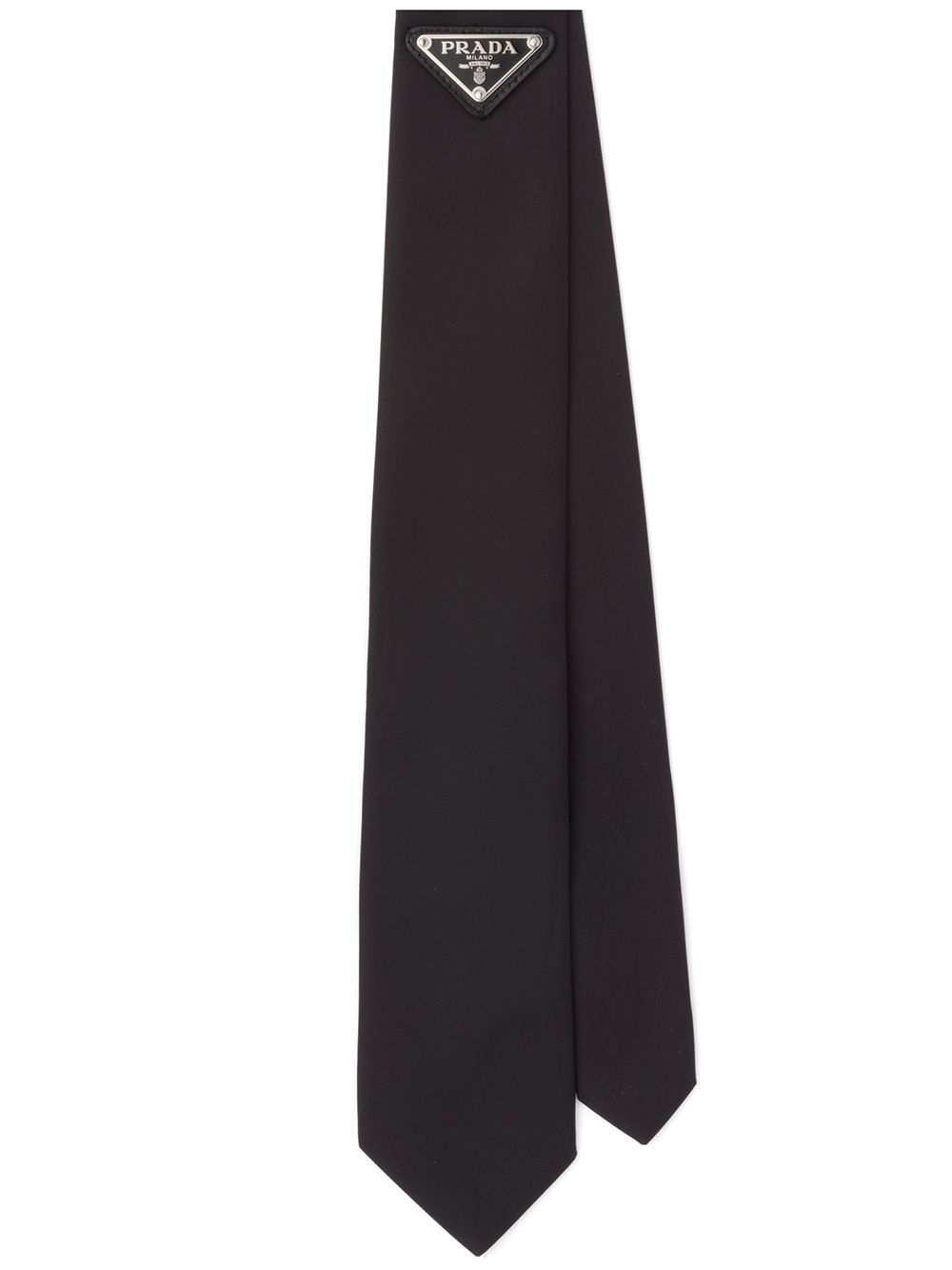 Prada Re-Nylon gabardine tie - Black von Prada