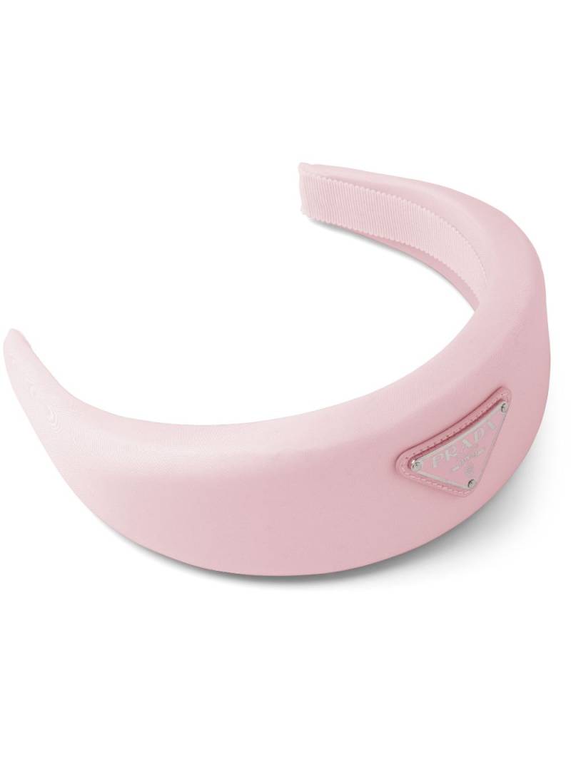 Prada Re-Nylon padded headband - Pink von Prada