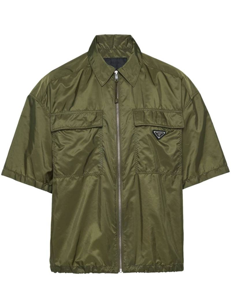 Prada Re-Nylon short-sleeve shirt - Green von Prada