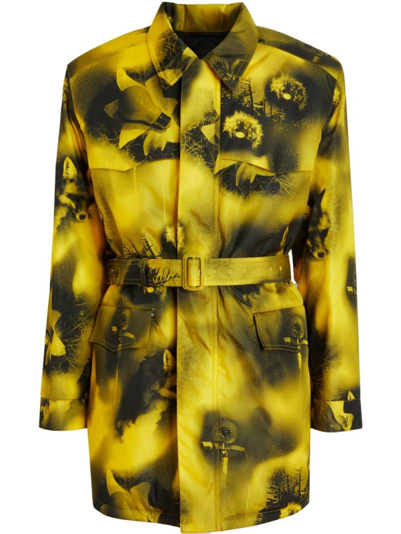 Prada Re-Nylon trench coat - Yellow von Prada