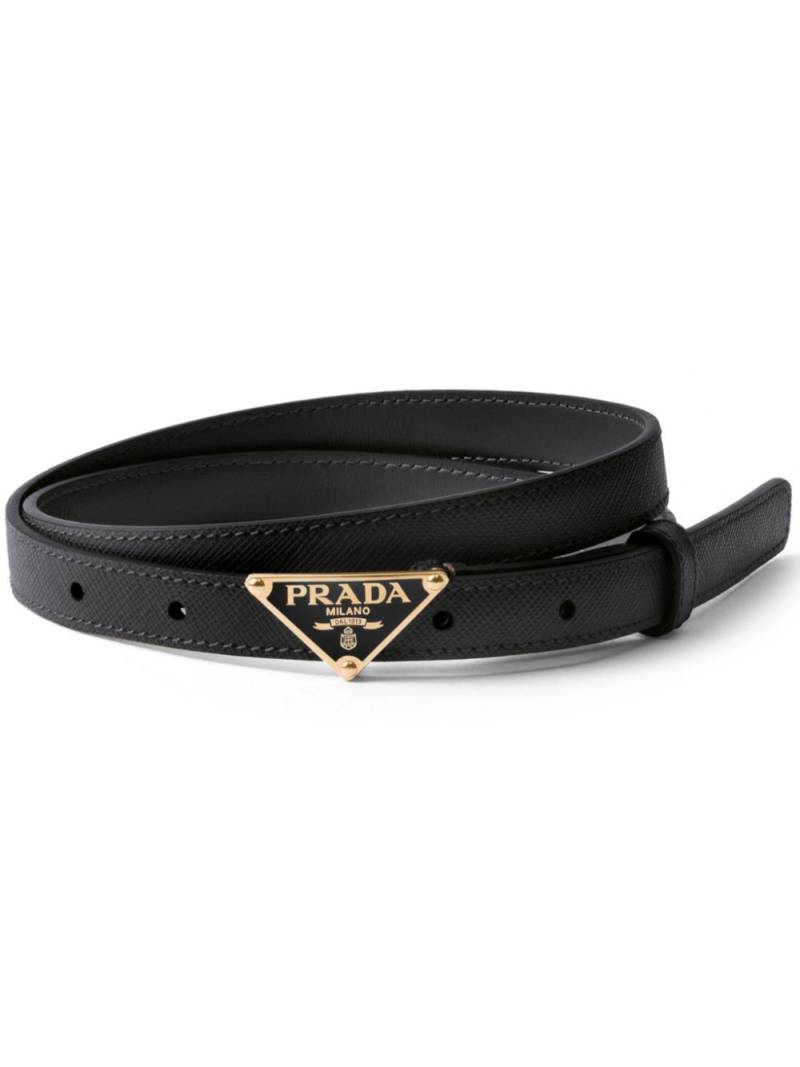 Prada Saffiano-leather belt - Black von Prada