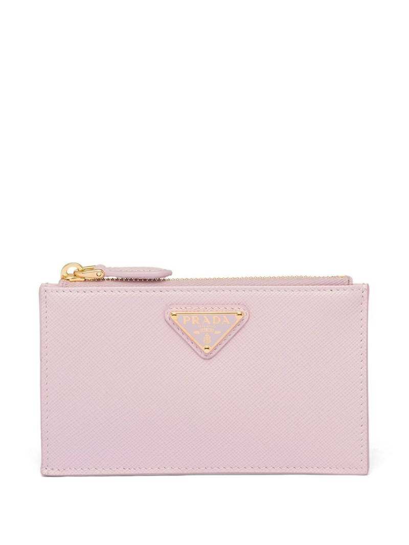 Prada Saffiano leather card-holder purse - Pink von Prada