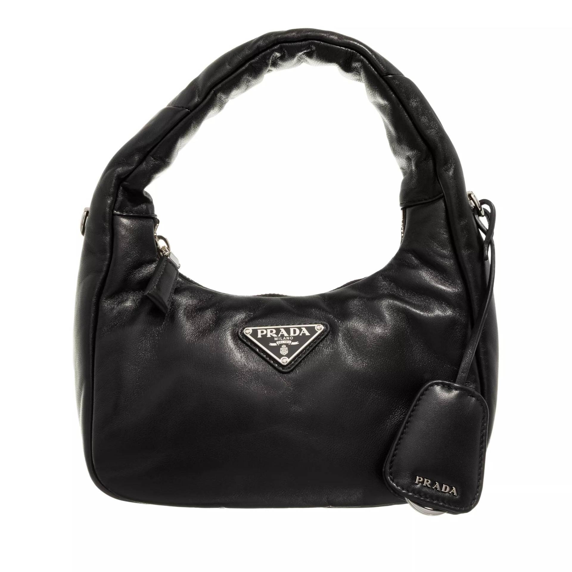 Prada Schultertasche - Nappa Soft Mini Bag - Gr. unisize - in Schwarz - für Damen von Prada