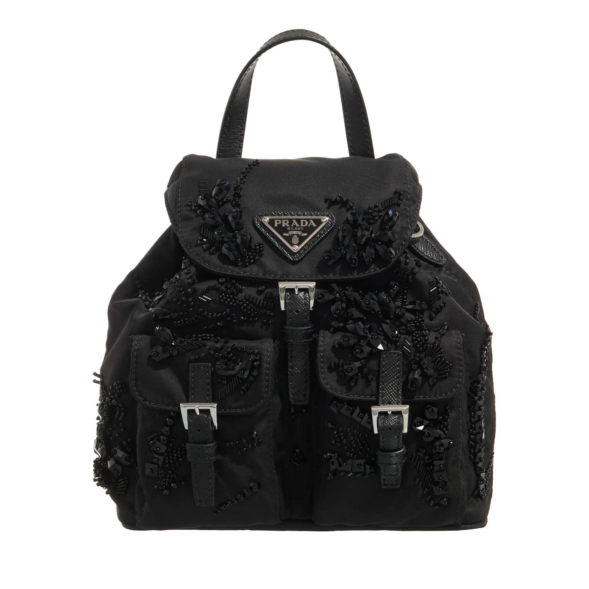 Prada Schultertasche - Nylon Mini Backpack - Gr. unisize - in Schwarz - für Damen von Prada