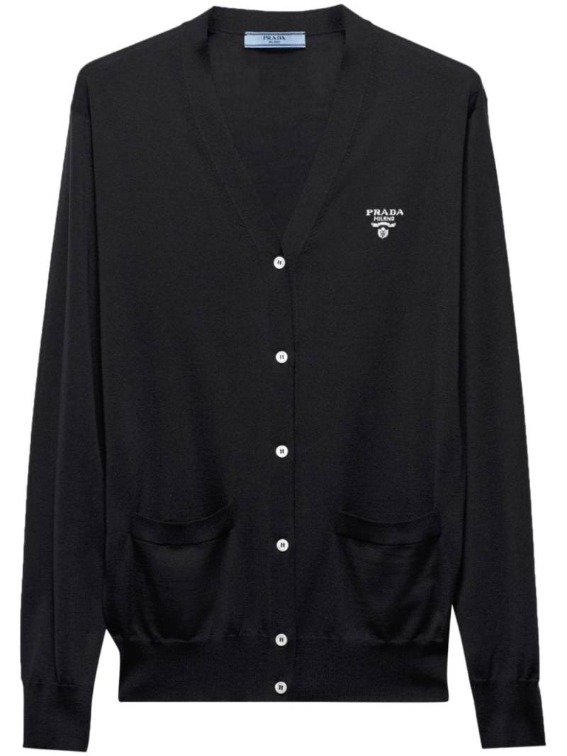 Prada Silk cardigan - Black von Prada