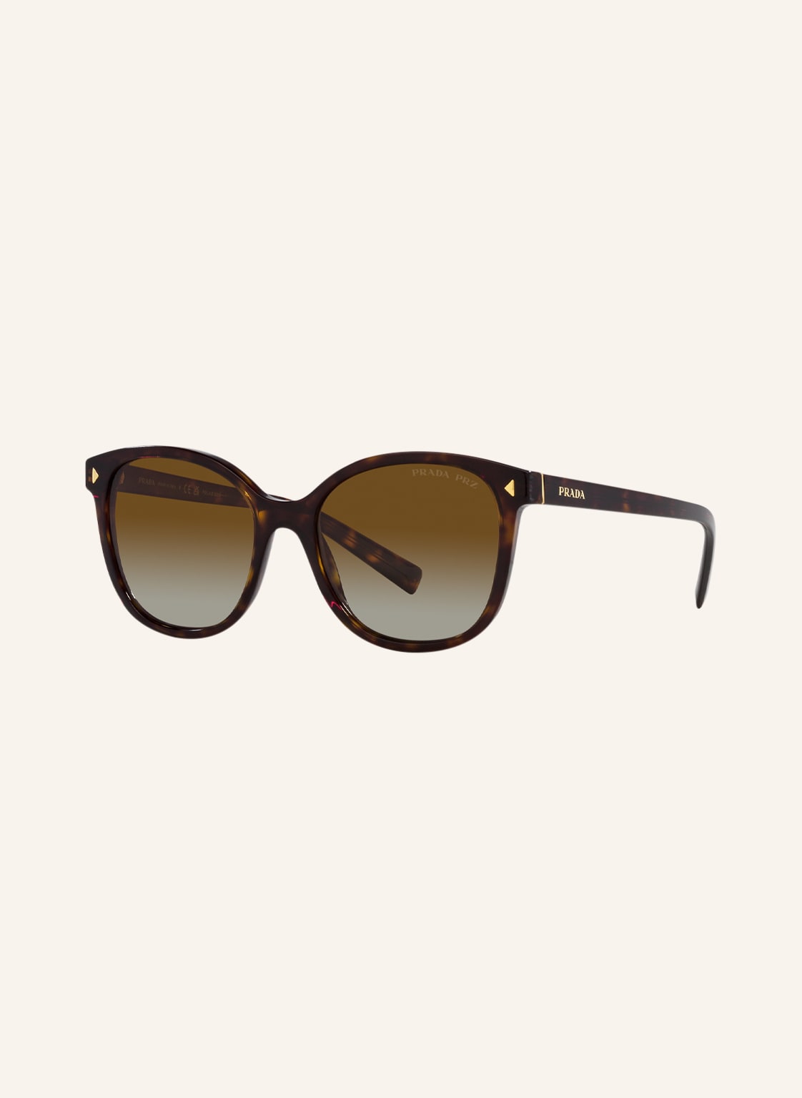 Prada Sonnenbrille Pr 22zs beige von Prada