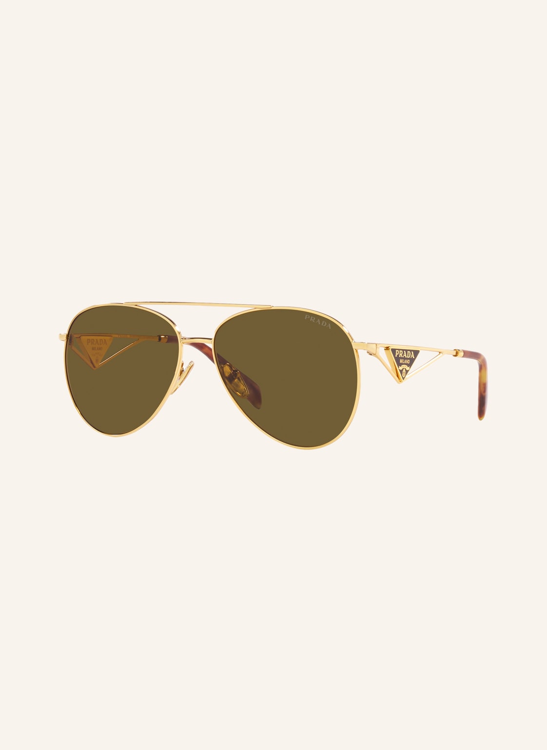 Prada Sonnenbrille Pr 73zs gold von Prada