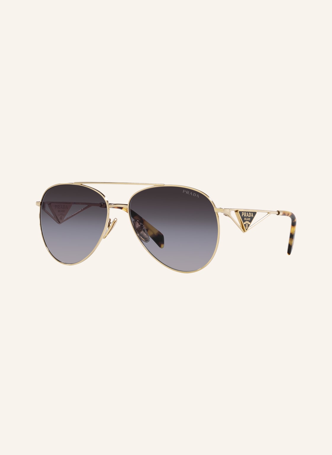 Prada Sonnenbrille Pr 73zs gold von Prada