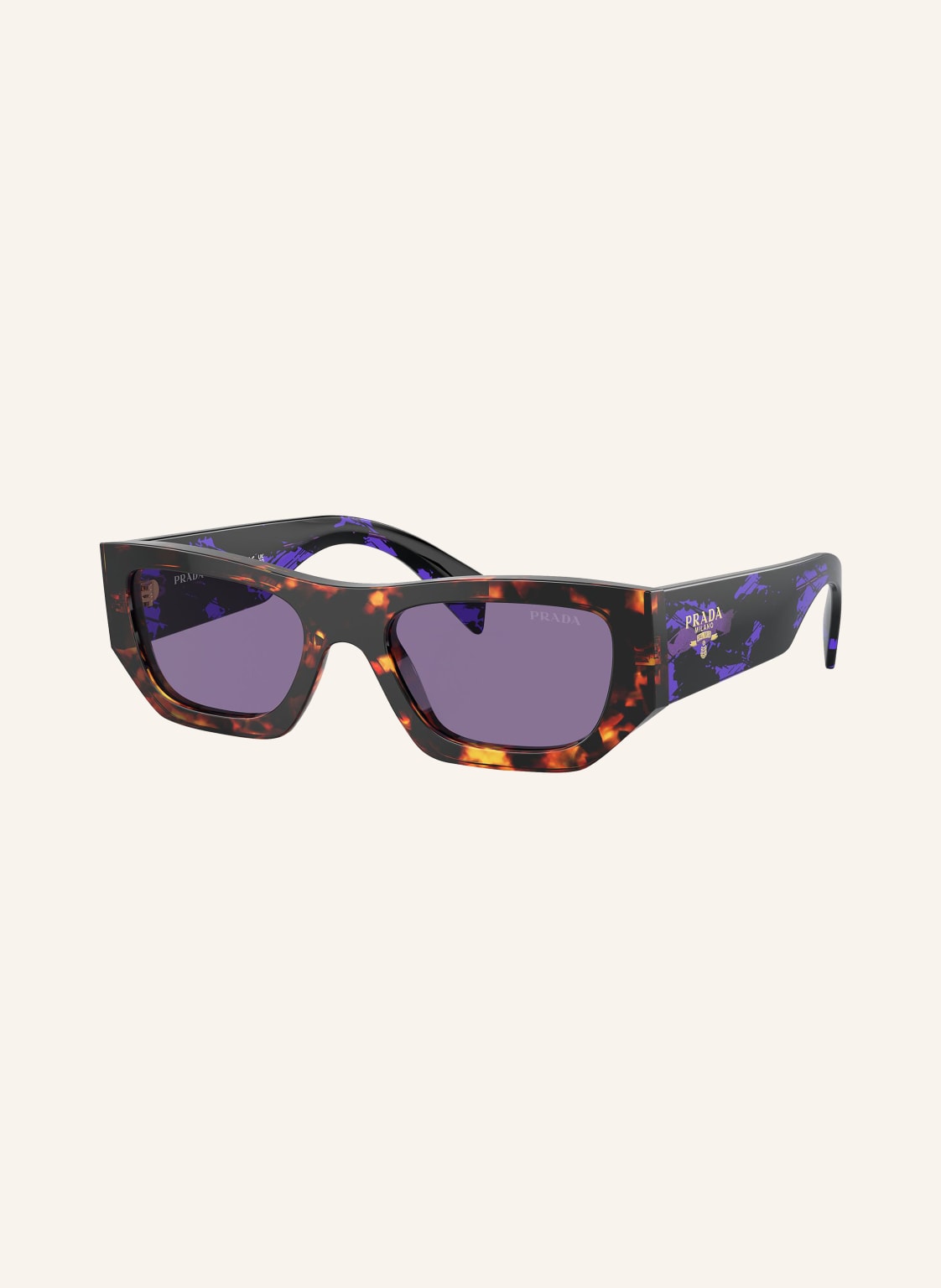 Prada Sonnenbrille Pr a01s braun von Prada