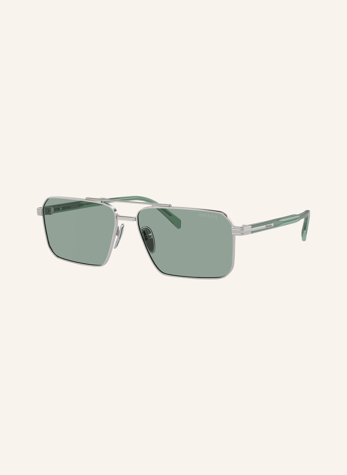 Prada Sonnenbrille Pr a57s silber von Prada