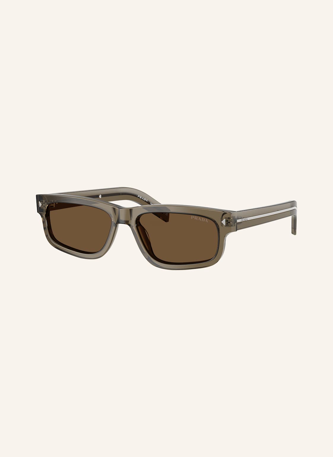 Prada Sonnenbrille Pr b11s braun von Prada