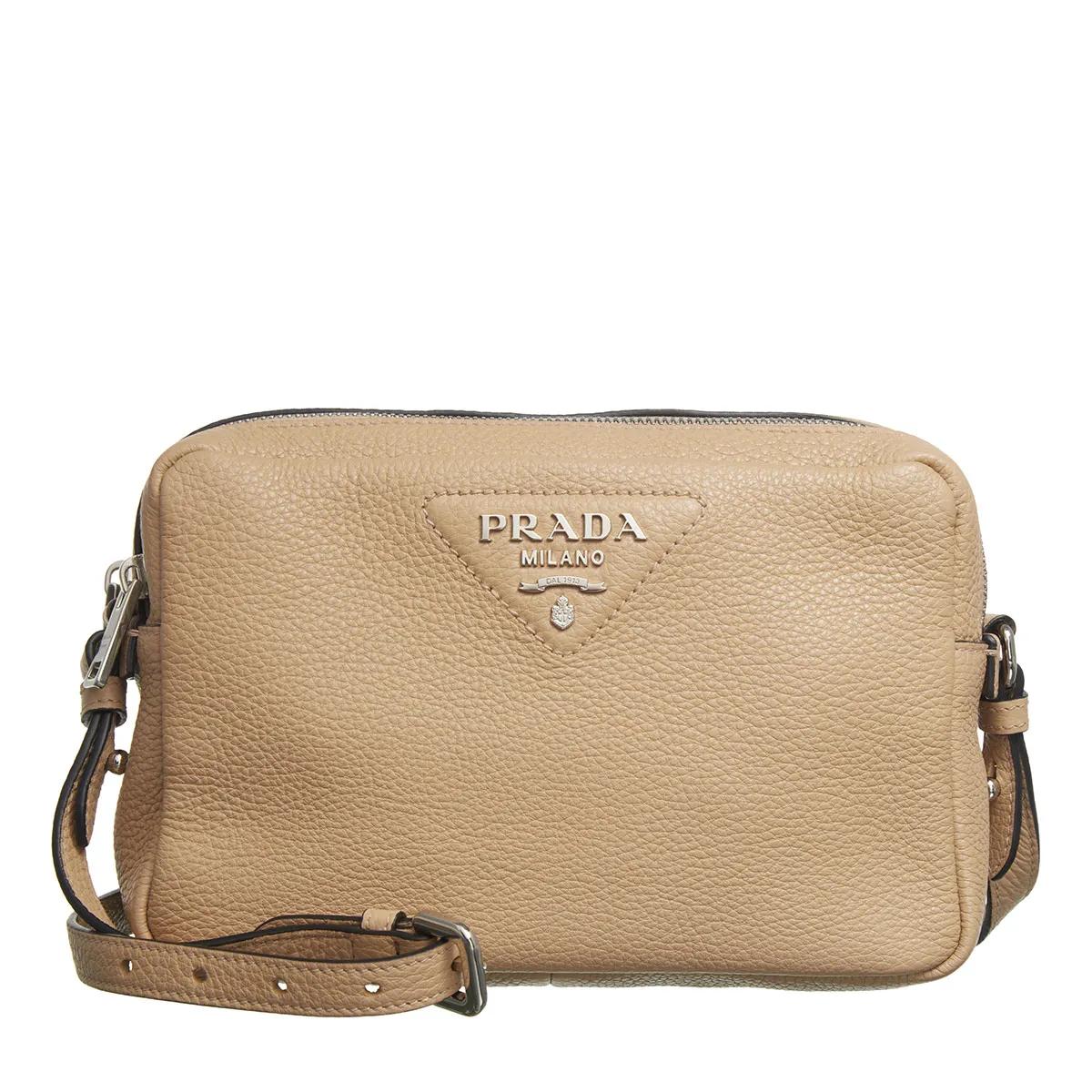 Prada Schultertasche - Bandoliera Diano Soft - Gr. unisize - in Beige - für Damen von Prada