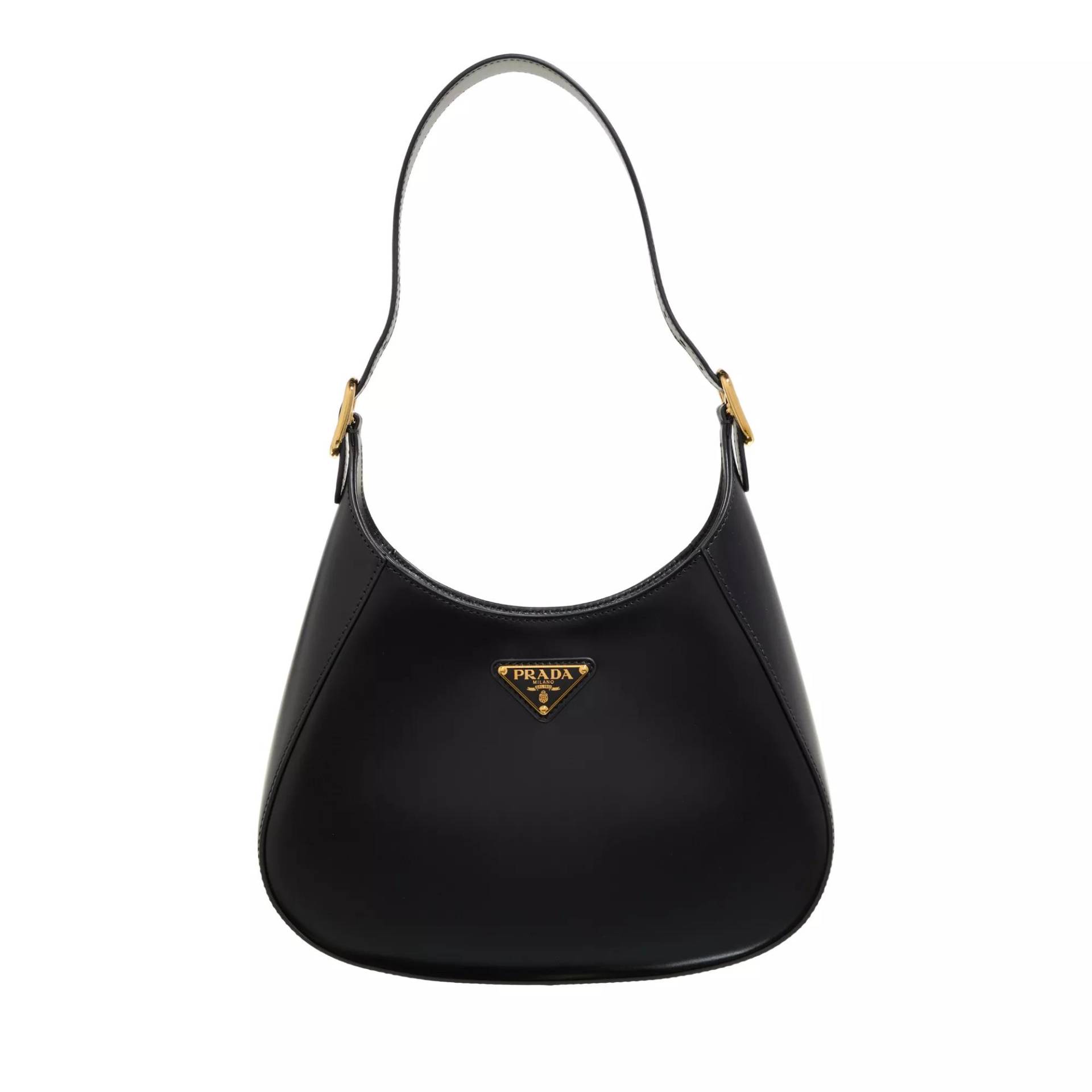 Prada Umhängetasche - Cleo Hobo Shoulder Bag - Gr. unisize - in Schwarz - für Damen von Prada