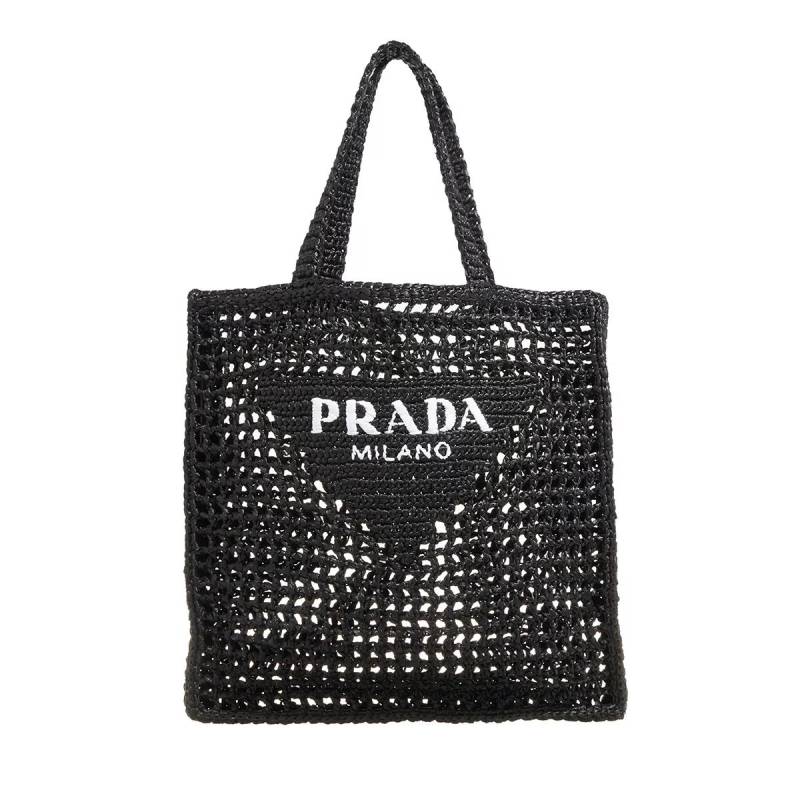 Prada Schultertasche - Crochet Shopping Bag - Gr. unisize - in Schwarz - für Damen von Prada