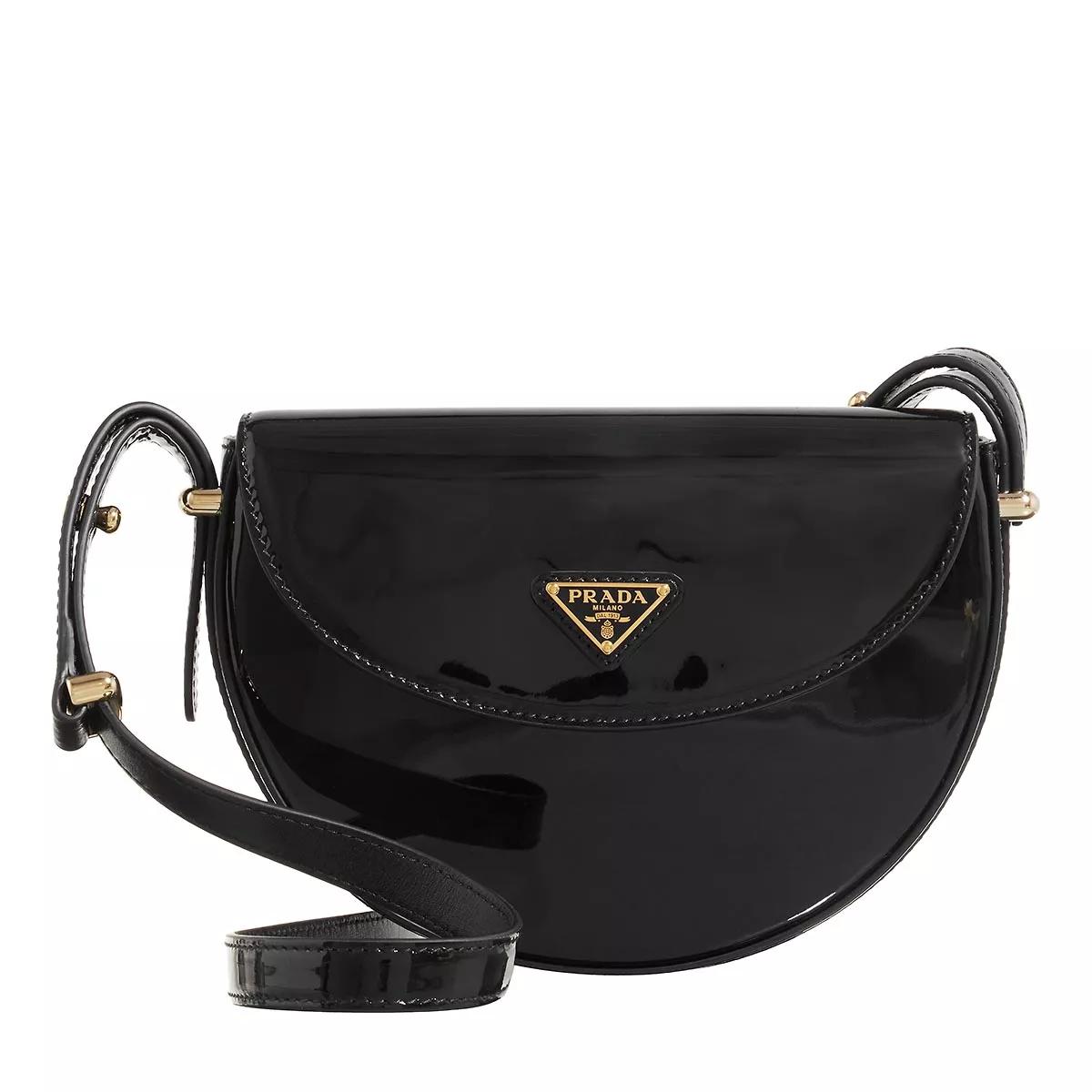 Prada Umhängetasche - Patent Leather Mini Bag - Gr. unisize - in Schwarz - für Damen von Prada