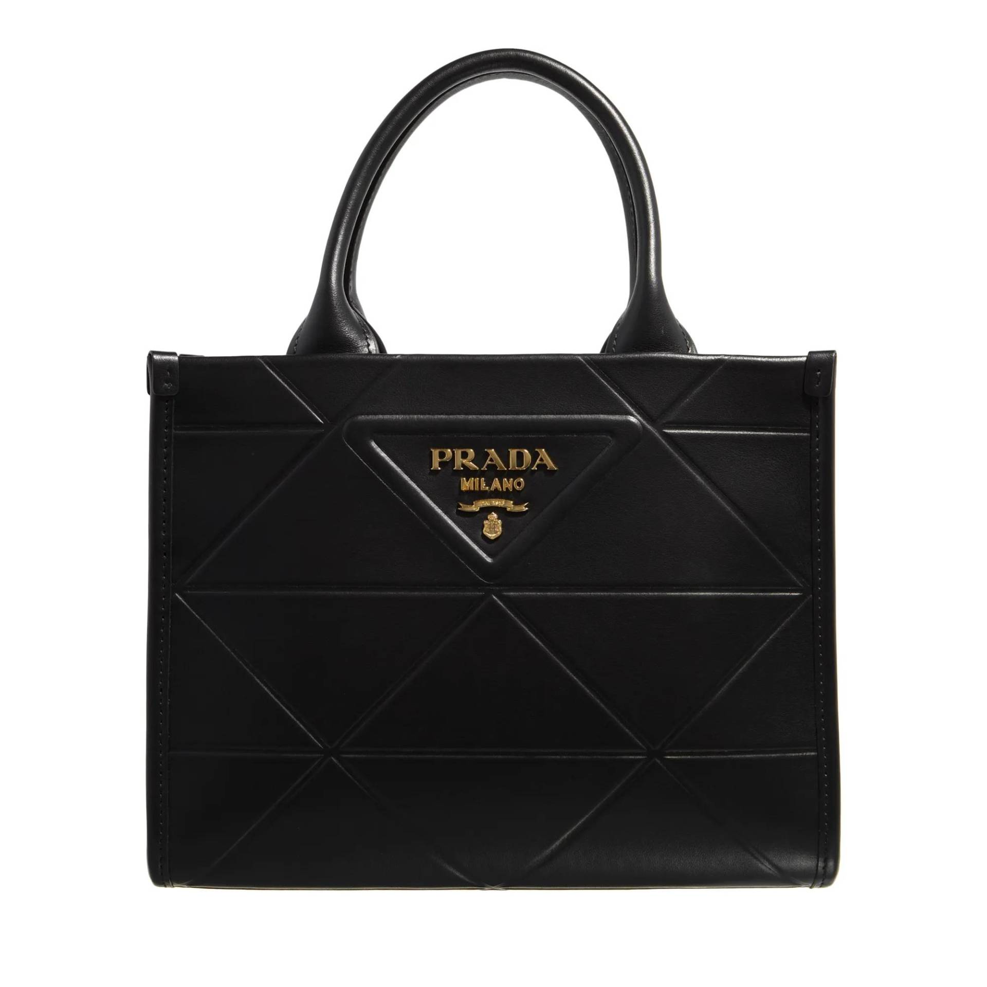 Prada Umhängetasche - Soft Calf Small - Gr. unisize - in Schwarz - für Damen von Prada