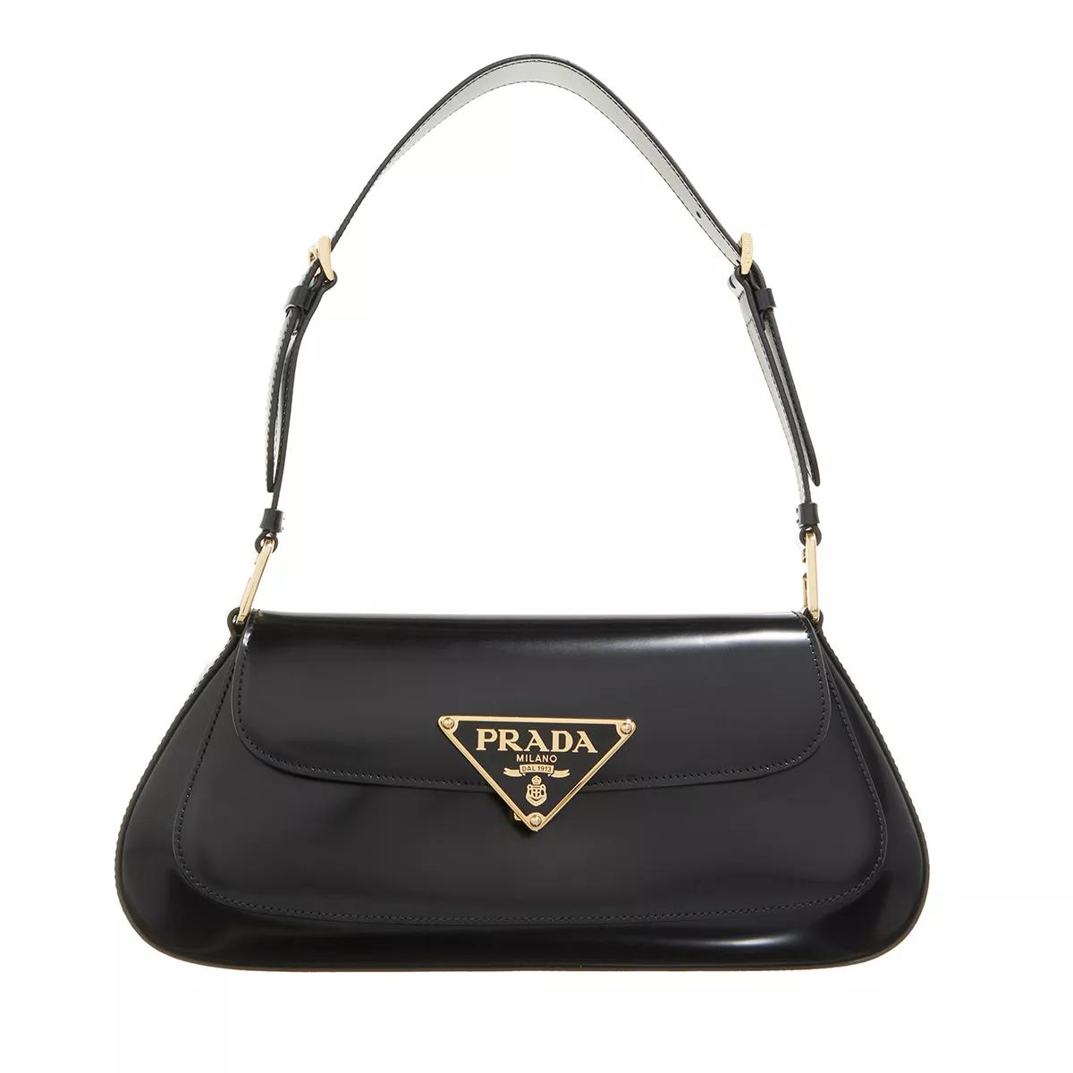 Prada Umhängetasche - Spazzolato - Gr. unisize - in Schwarz - für Damen von Prada