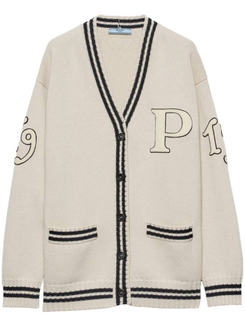 Prada Wool and cashmere cardigan - Neutrals von Prada