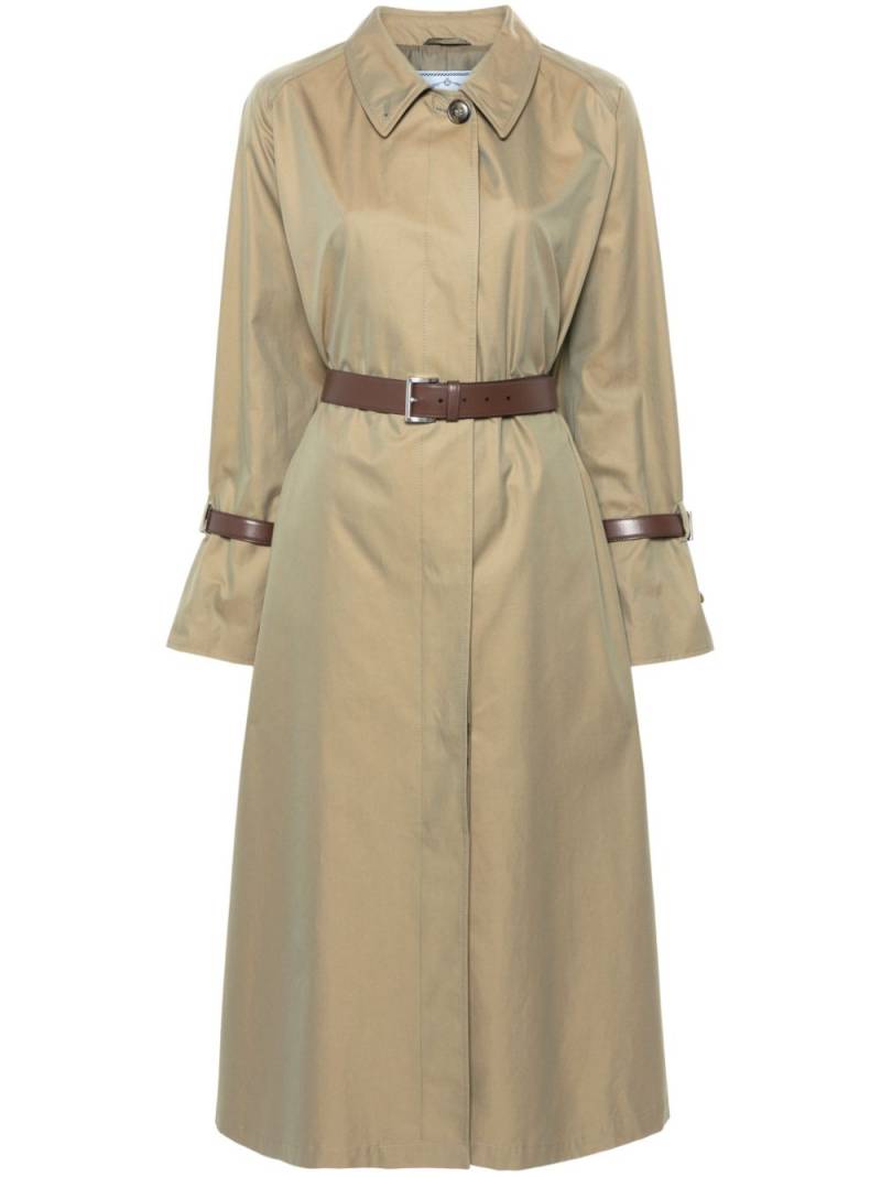 Prada belted trench coat - Green von Prada