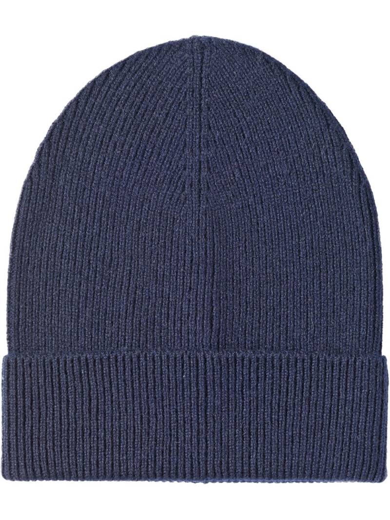 Prada cashmere rolled beanie - Blue von Prada