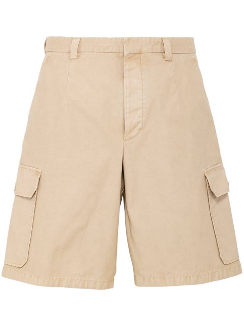 Prada cotton bermuda shorts - Neutrals von Prada