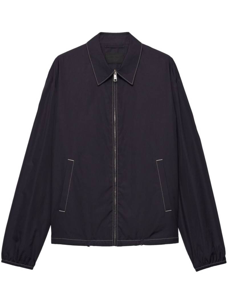 Prada cotton blouson jacket - Blue von Prada