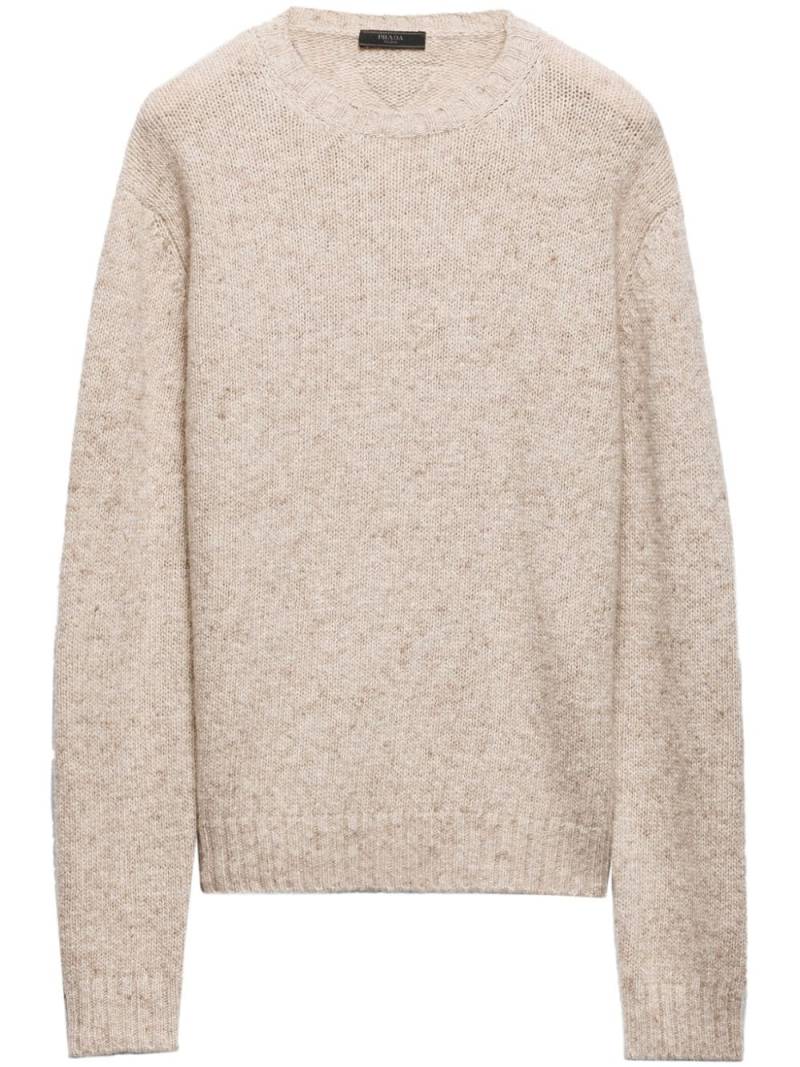 Prada crew-neck cashmere jumper - Neutrals von Prada