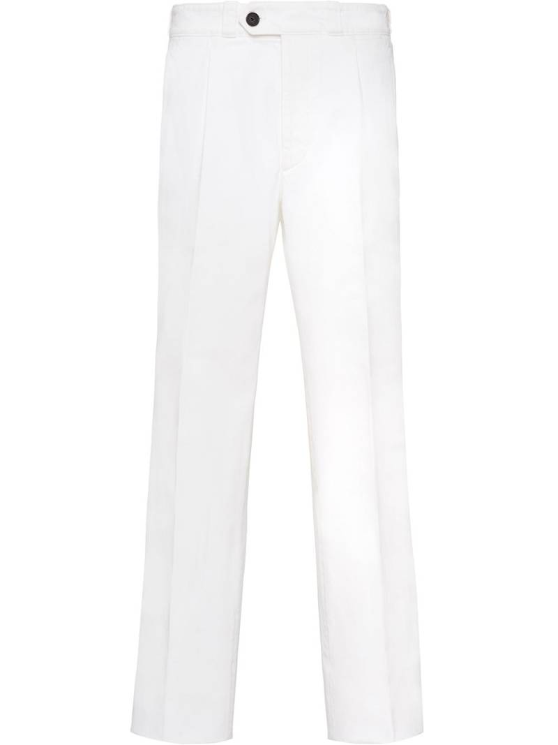 Prada cropped straight-leg jeans - White von Prada