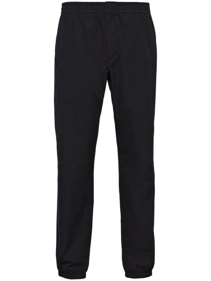 Prada elasticated cotton track pants - Black von Prada