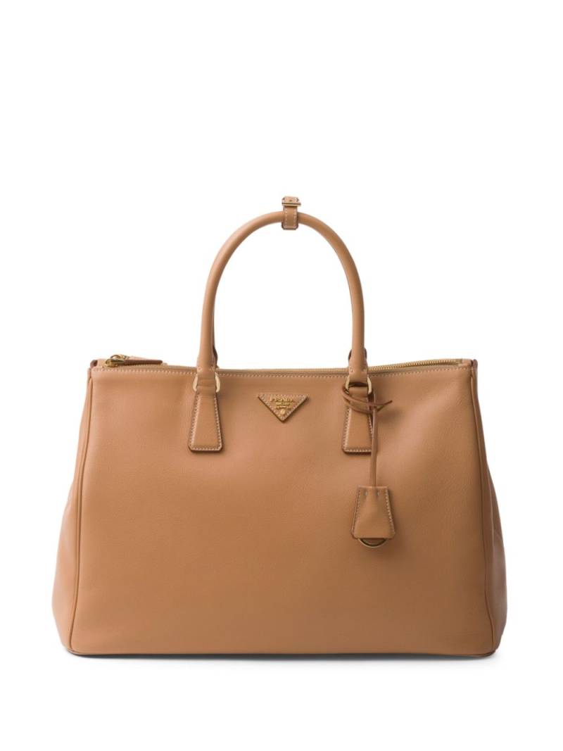 Prada extra large Galleria leather bag - Brown von Prada