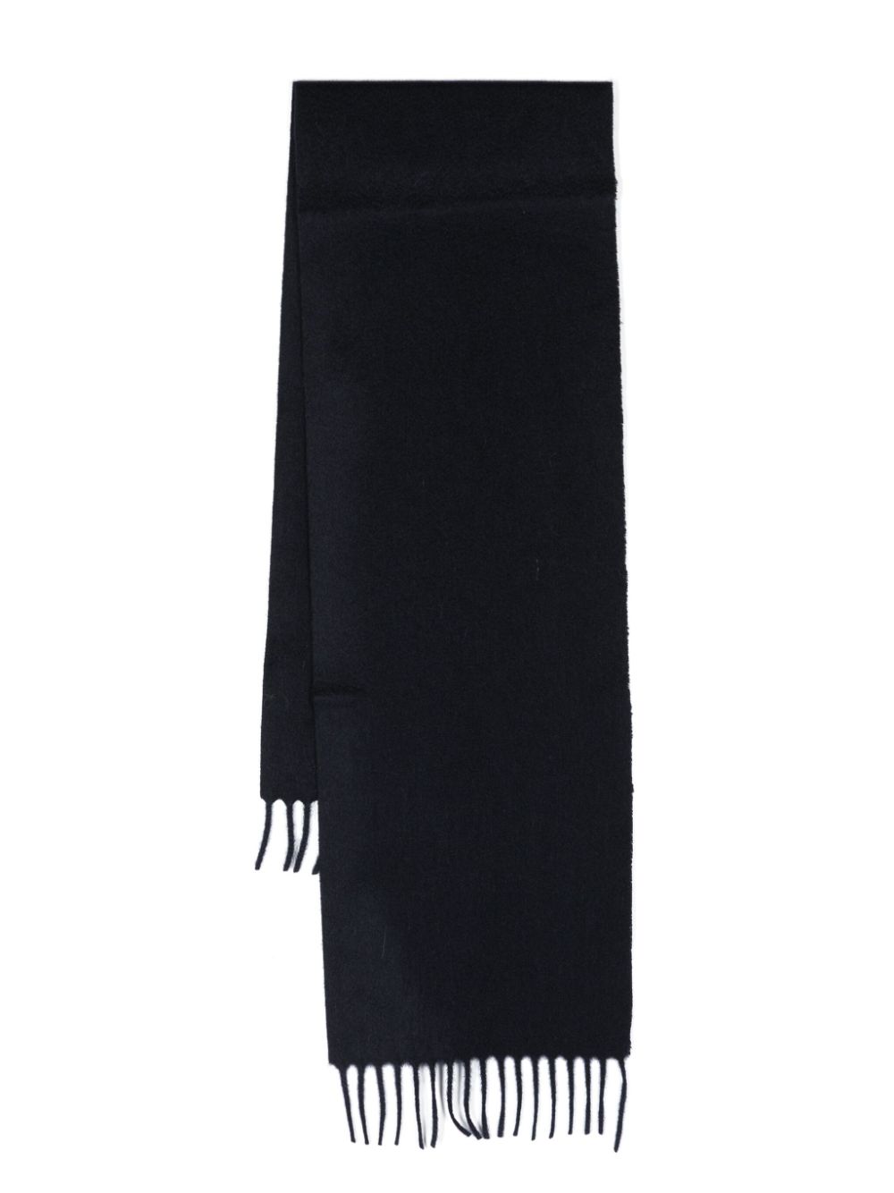 Prada fringed cashmere scarf - Blue von Prada