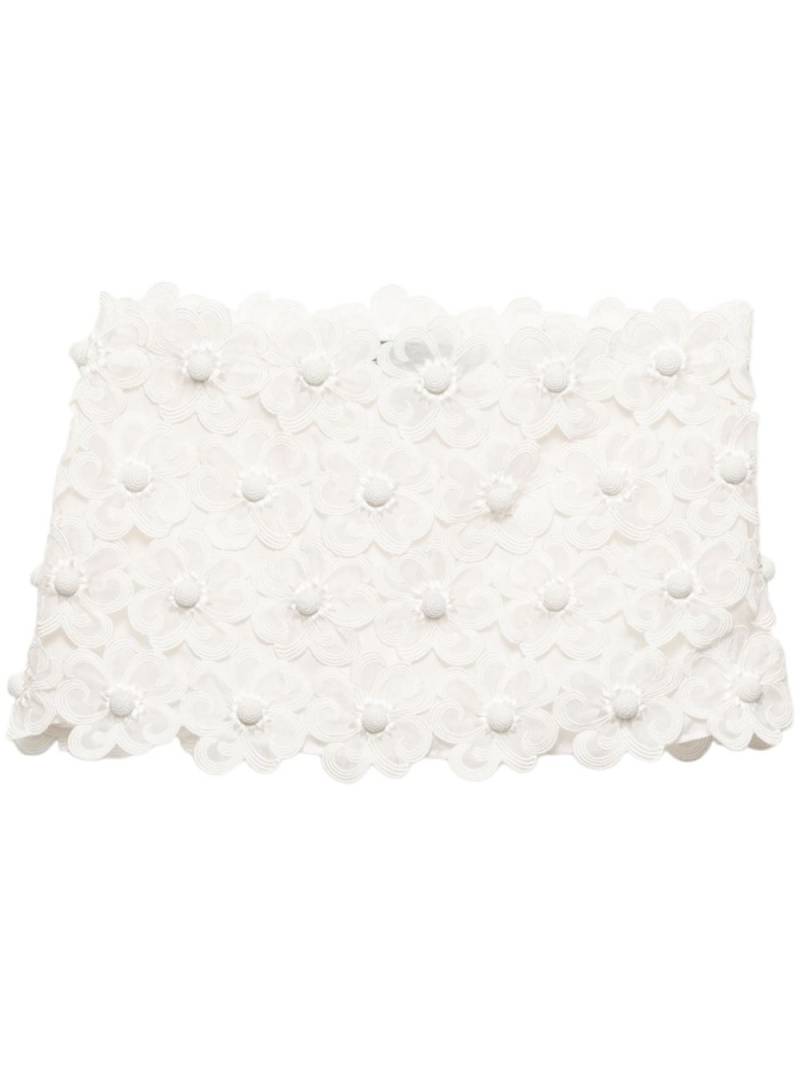 Prada guipure lace skirt - White von Prada