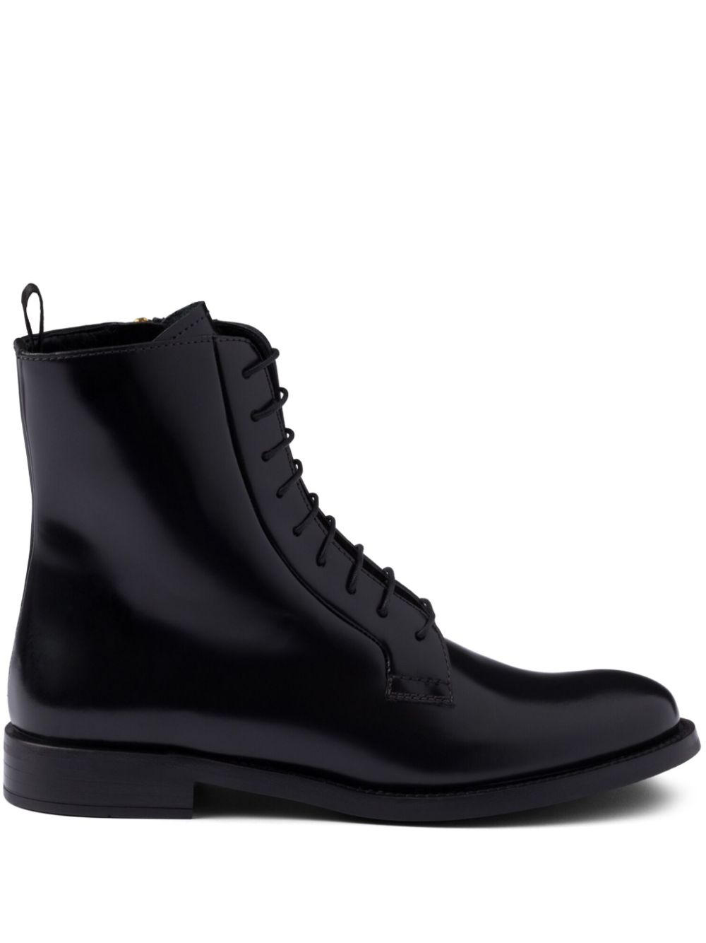 Prada leather boots - Black von Prada