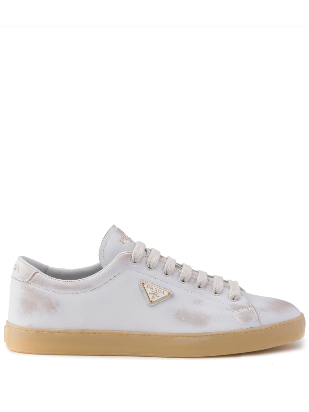 Prada leather sneakers - White von Prada