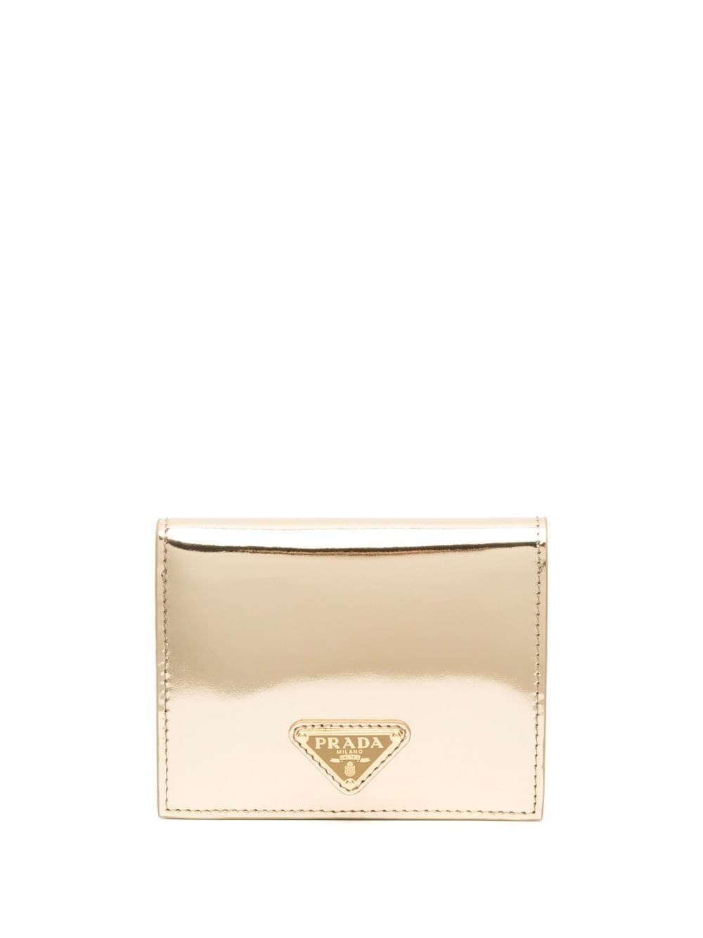 Prada logo plaque purse - Gold von Prada