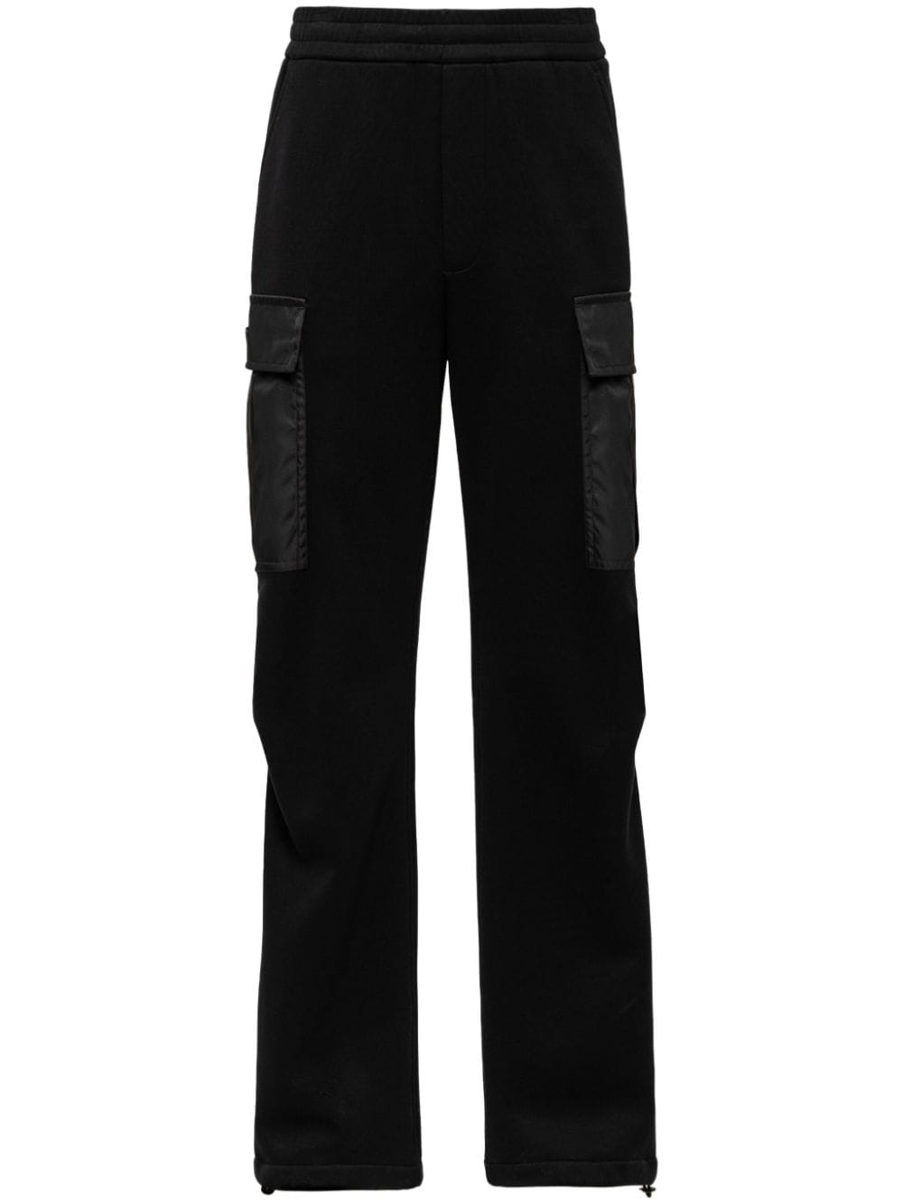 Prada Re-Nylon fleece track pants - Black von Prada