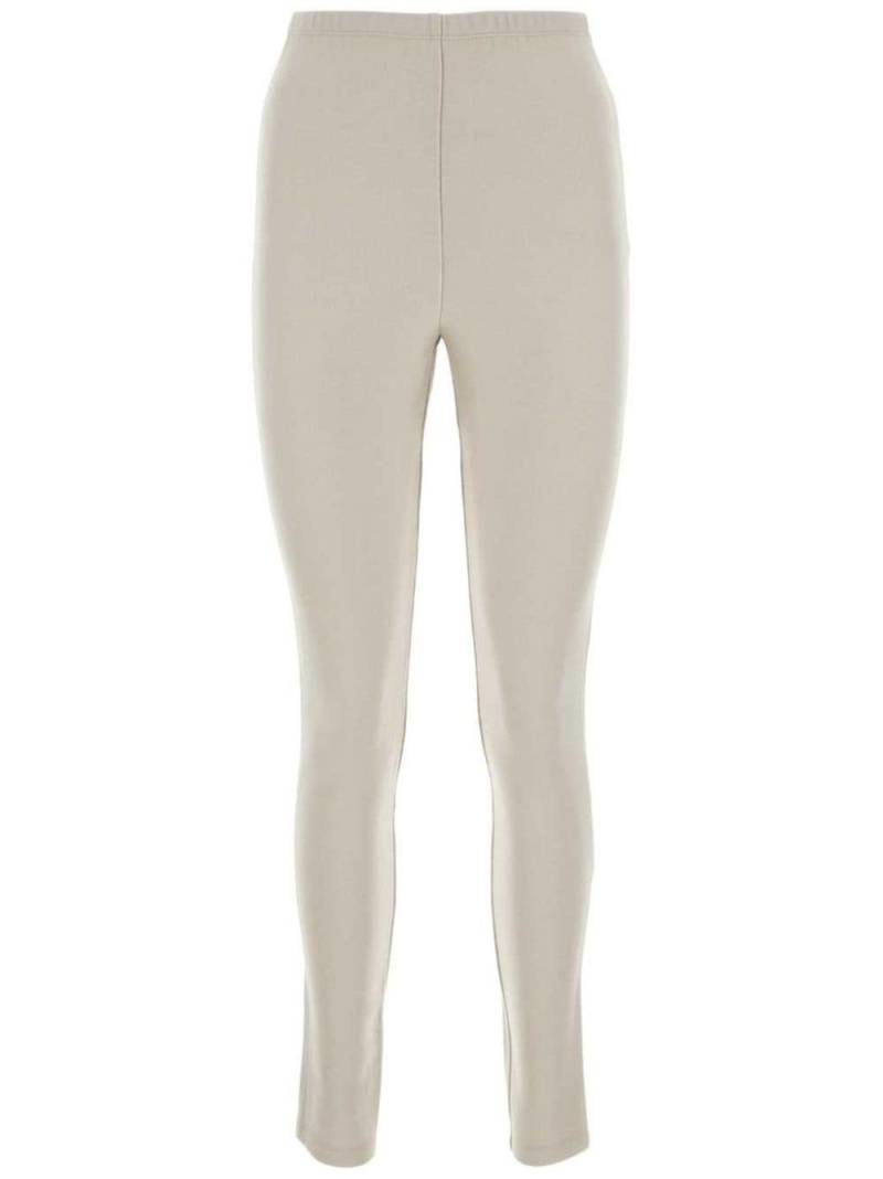 Prada logo-triangle leggings - Neutrals von Prada