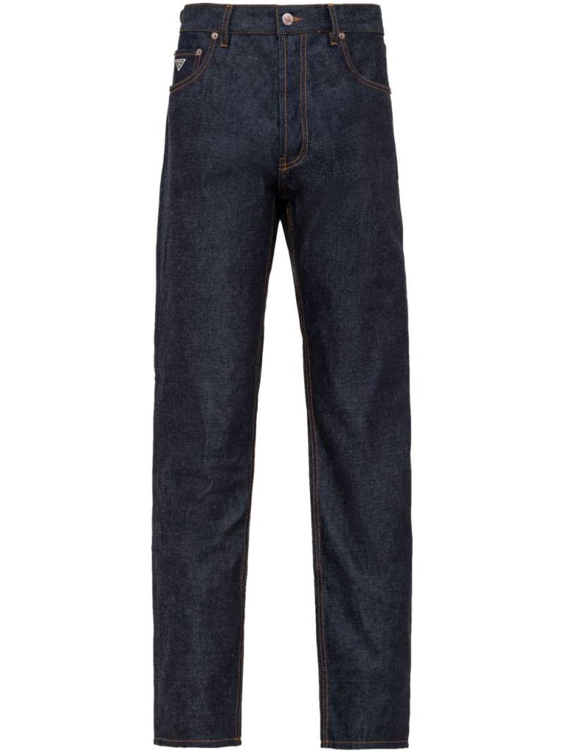 Prada mid-rise slim-fit jeans - Blue von Prada