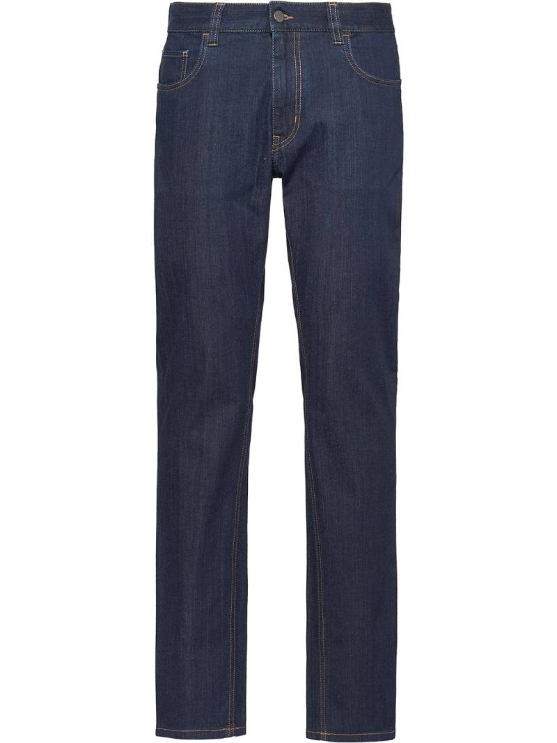 Prada mid-rise straight jeans - Blue von Prada