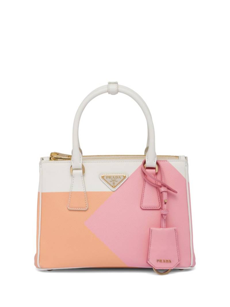 Prada small Galleria Saffiano leather handbag - Pink von Prada