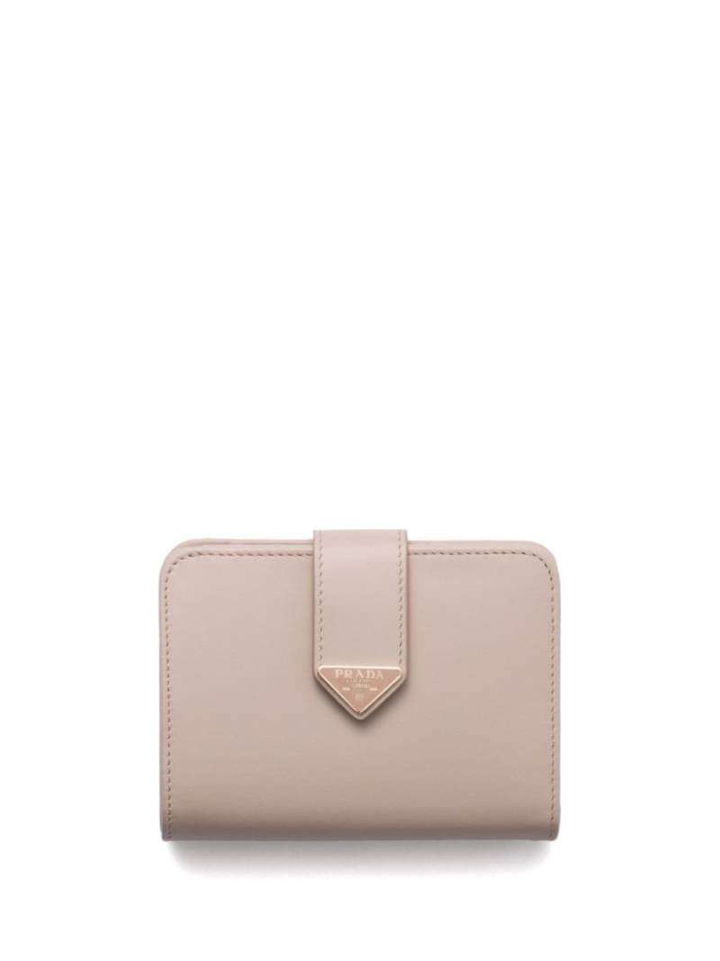 Prada small leather wallet - Pink von Prada