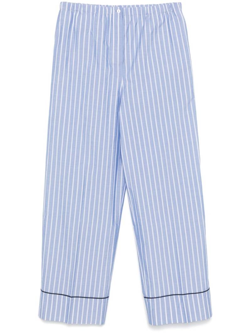 Prada striped trousers - Blue von Prada